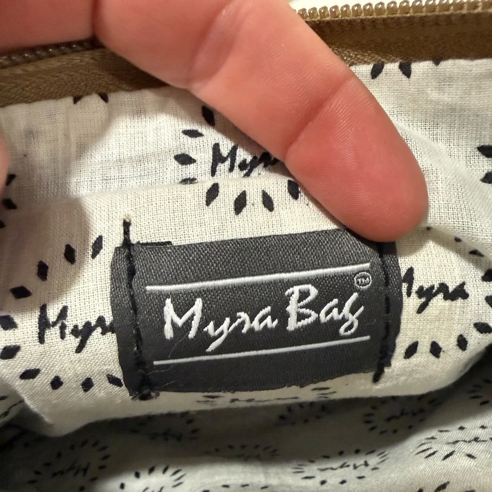 Myra Bag Striped Wristlet Zipper Pouch
